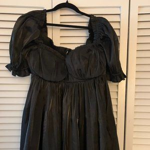 NWT SELKIE Caviar Bebe Seashell BLACK Dress XXL